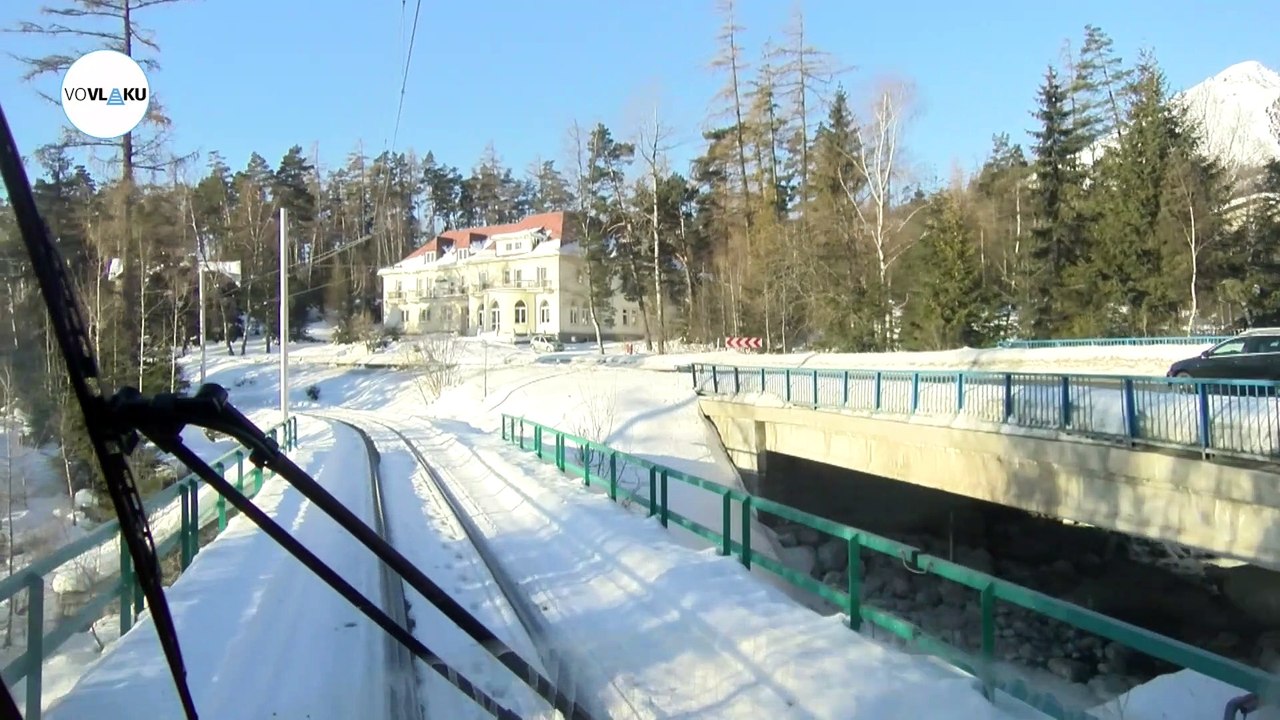 UNIKÁTNY VLAKOVÝ VIDEOPROJEKT: Trať Tatranská Lomnica - Starý Smokovec