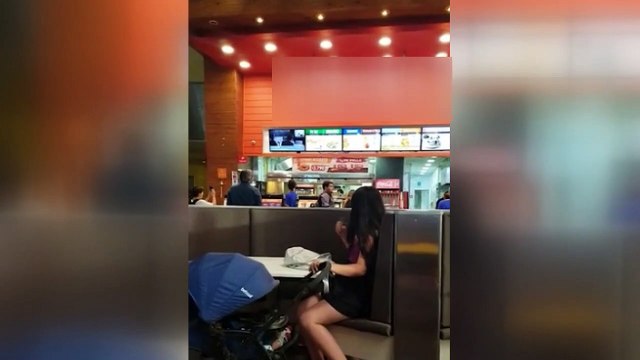 Fast food lokantasında rezalet: 25 dakika boyunca cinsel içerikli film oynattılar