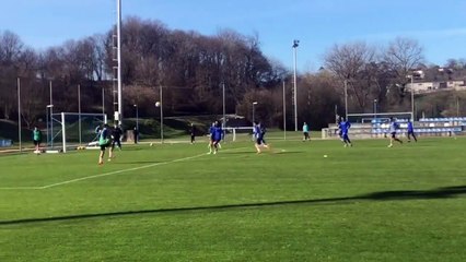 Entrenamiento del Real Oviedo (12/02/2019)