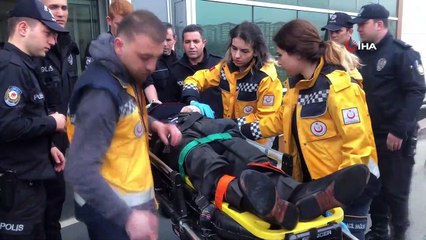 Tutuklama kararı verilince 4. kattan atladı