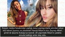 Zeynep Alkan Şeyma Subaşı'ya özendi! Yatakta amuda kalktığı poz olay oldu