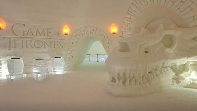 Winter has come at 'Game of Thrones' ice hotel