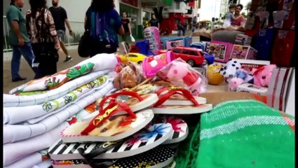 Comércio ambulante: operação é realizada na Av. Brasil contra a venda de produtos irregulares