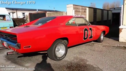 Dodge Charger 1968-1972 - Acceleration Burnout & Exhaust Sound