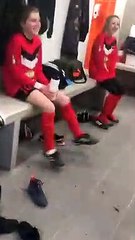 LES U15 FEMININES SAVENT AUSSI FÊTER LEUR VICTOIRE