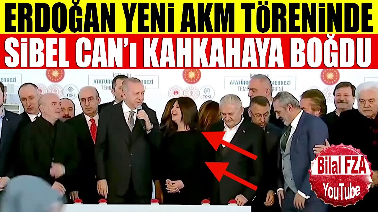 Erdoğan Tören Boyunca Alkışlayan Sibel Can'ı Yanına Çağırdı Ardından Böyle Espiri Yaptı