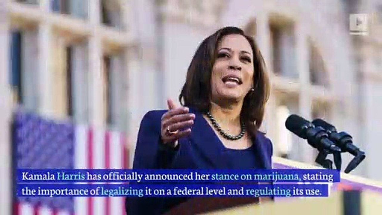 Presidential Candidate Kamala Harris Advocates for Legalized Marijuana