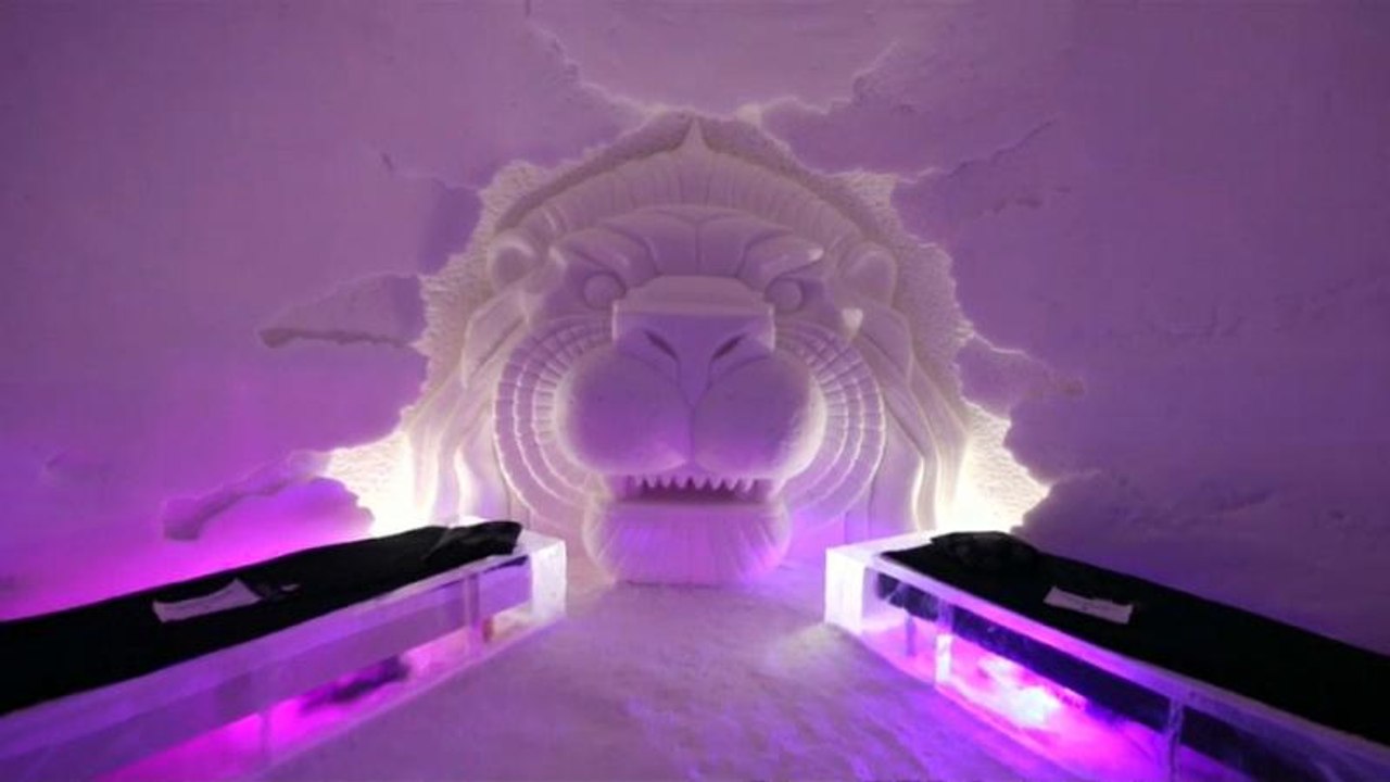 Übernachten im 'Game-of-Thrones'-Eishotel