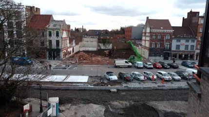 Dernière ligne droite pour la démolition de quatre bâtiments à la Grand-Place de Mouscron