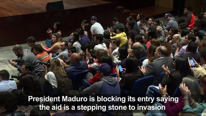 Guaido renews call to let aid into Venezuela