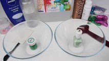 Oje vs Kumaş Boyası Slime Challenge Annemden Gizli Pofuduk Sesli Slime Yaptım Bidünya Oyuncak
