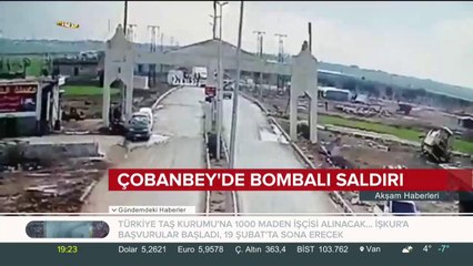 Çobanbey'de bombalı saldırı