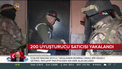200 uyuşturucu satıcısı böyle yakalandı