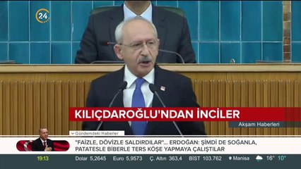 Kılıçdaroğlu CHP grubunda konuştu, HDP ile ittifakı ağzına almadı