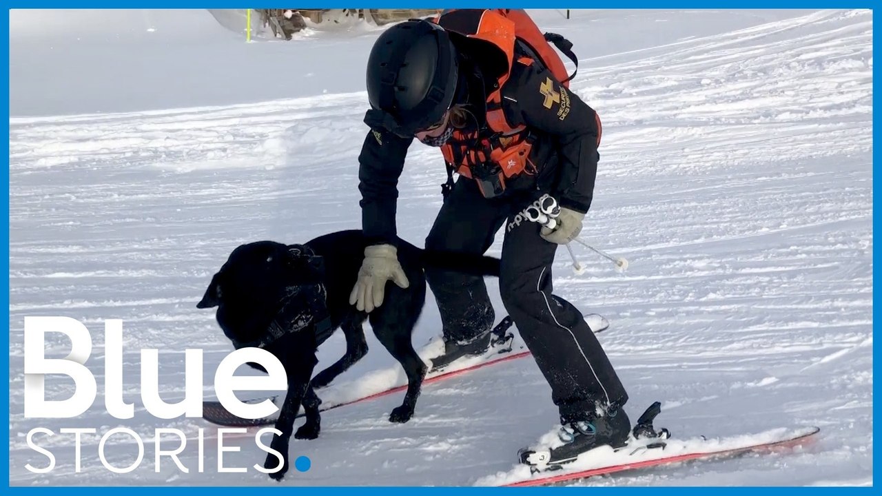 Maître-chien d’avalanche, elle forme avec son labrador un binôme complice