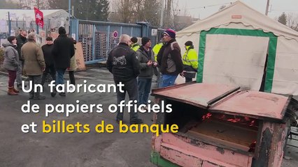 Vrai ou faux : des grévistes ont-ils brûlé du papier de billet de banque pour protester contre Israël ?