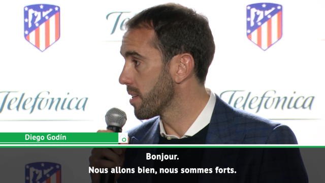 Atlético - Godín : Nous sommes forts et optimistes