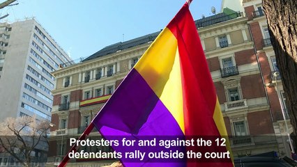 Far-right Vox party present at former Catalan leaders trial