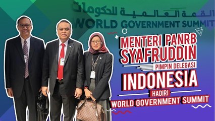 Menteri PANRB Syafruddin Pimpin Delegasi Indonesia Hadiri World Government Summit
