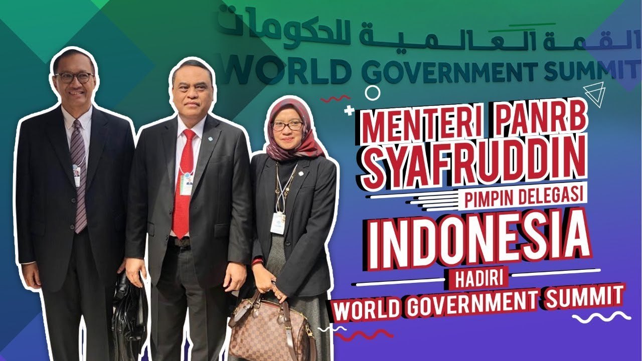 Menteri PANRB Syafruddin Pimpin Delegasi Indonesia Hadiri World Government Summit
