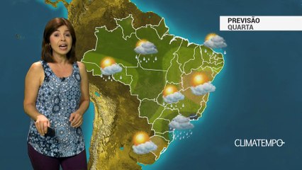 Previsão Brasil – Baixa Pressão se forma ao largo do Sudeste