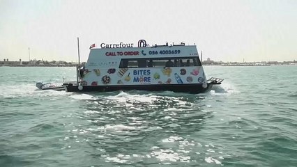 Video | 'Yüzen Süpermarket' Dubai açıklarında hizmet verecek