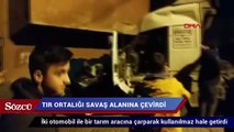 Zonguldak'ta freni boşalan TIR, ortalığı savaş alanına çevirdi