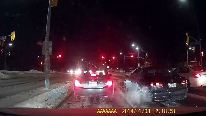 Red Light Runner Causes Nasty Collision
