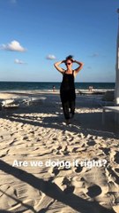 Hilarious Beach Social Media Photo Shoot