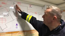 Le commandant Loïc Jourdan décrit l’opération des pompiers lors de l’incendie du gymnase Jidouard