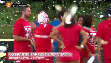 ¡COLOSAL! Pato Araujo y Evelyn Guijarro regresaron a México después de estar en Exatlón.