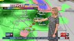 A strong storm pushes into the county early Wednesday