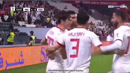 مباراة إيران واليمن  الشوط الثاني كاس  أسيا 2019