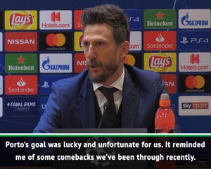 Download Video: Roma deserved the win despite 'lucky' Porto goal - Di Francesco