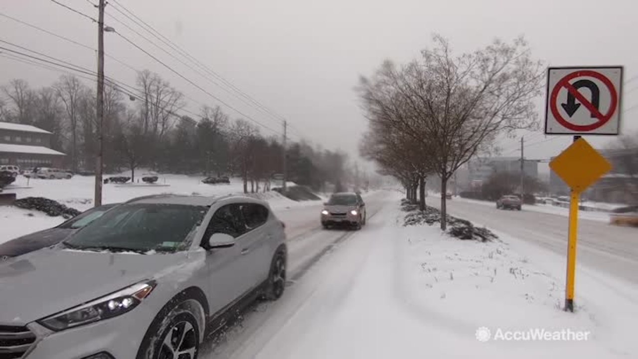 Wintry mix brings slick conditions for Northeast commuters