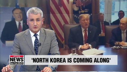 U.S.-S. Korea cooperating to do great things, N. Korea is coming along: Trump