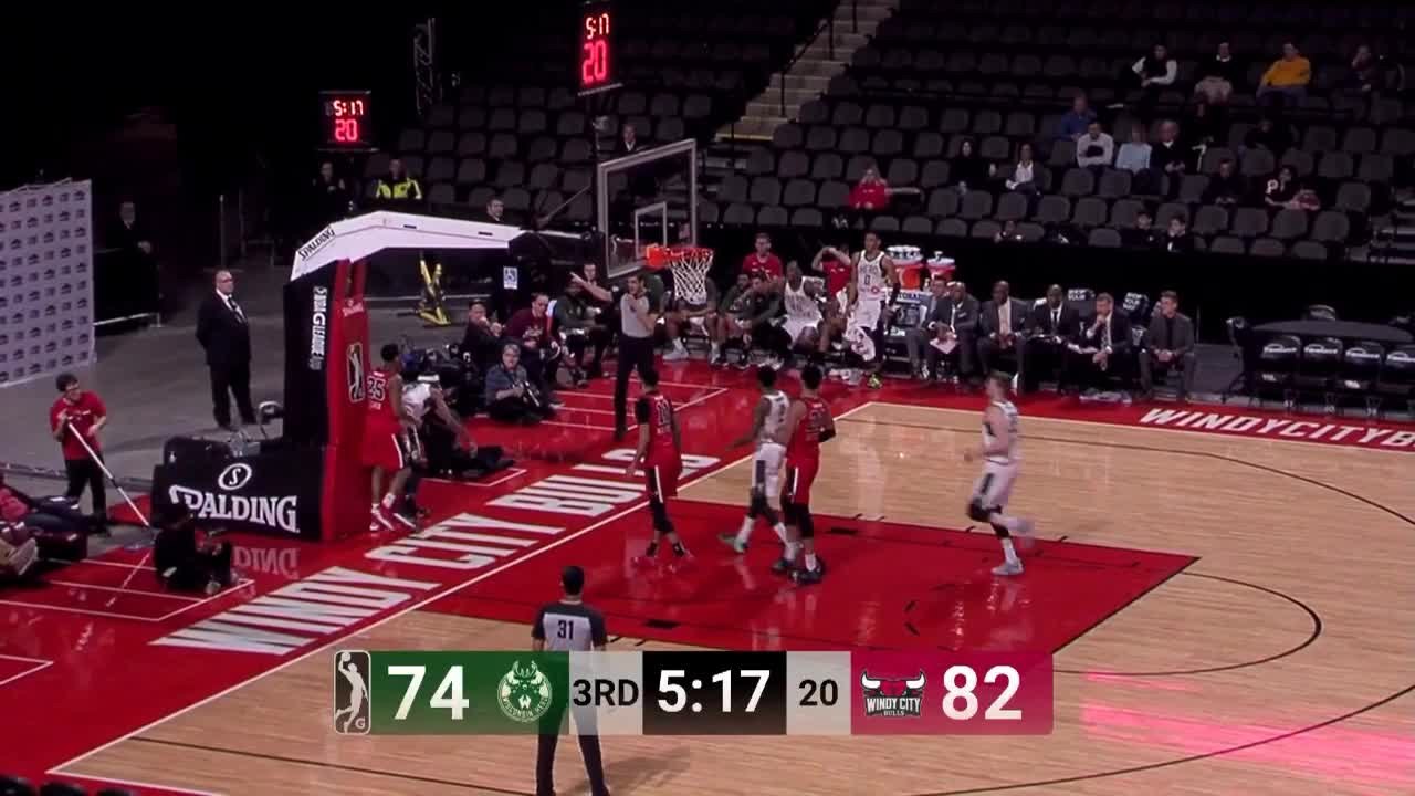 Michael Qualls rises to block the shot