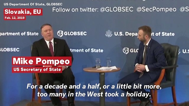 Mike Pompeo Warns Vladimir Putin Is Threatening Democracies Everywhere, Says West Took Its Eye Off Russia