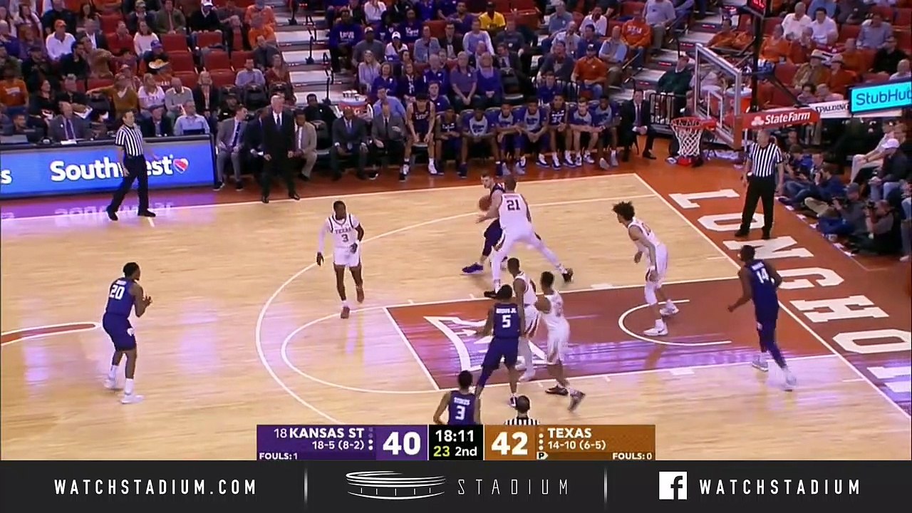 No. 18 Kansas State vs. Texas Basketball Highlights (2018-19)