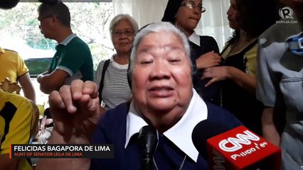 Descargar video: De Lima's aunt on Otso Diretso: 'They're principled people'