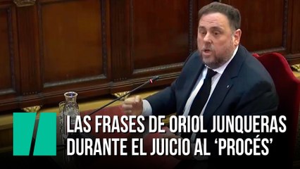 Las frases de Oriol Junqueras en el juicio al 'proces'