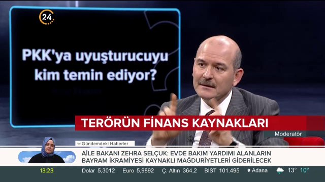 Süleyman Soylu 24 TV'ye konuk oldu
