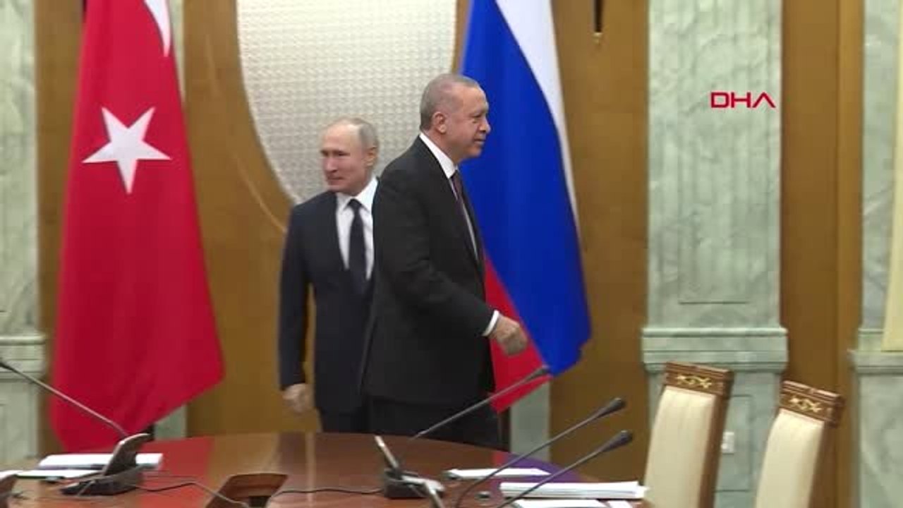 Dha Dış - Cumhurbaşkanı Erdoğan, Rusya Devlet Başkanı Vladimir Putin ile Görüştü