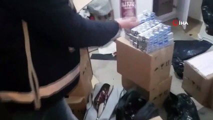 Sahte içkileri piyasaya süremeden yakalandı