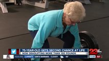 75-year-old deadlifts 110 pounds, second chance at life