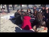 “Ngacmimi seksual”, studentët e Shkodrës protestë para drejtorisë së policisë
