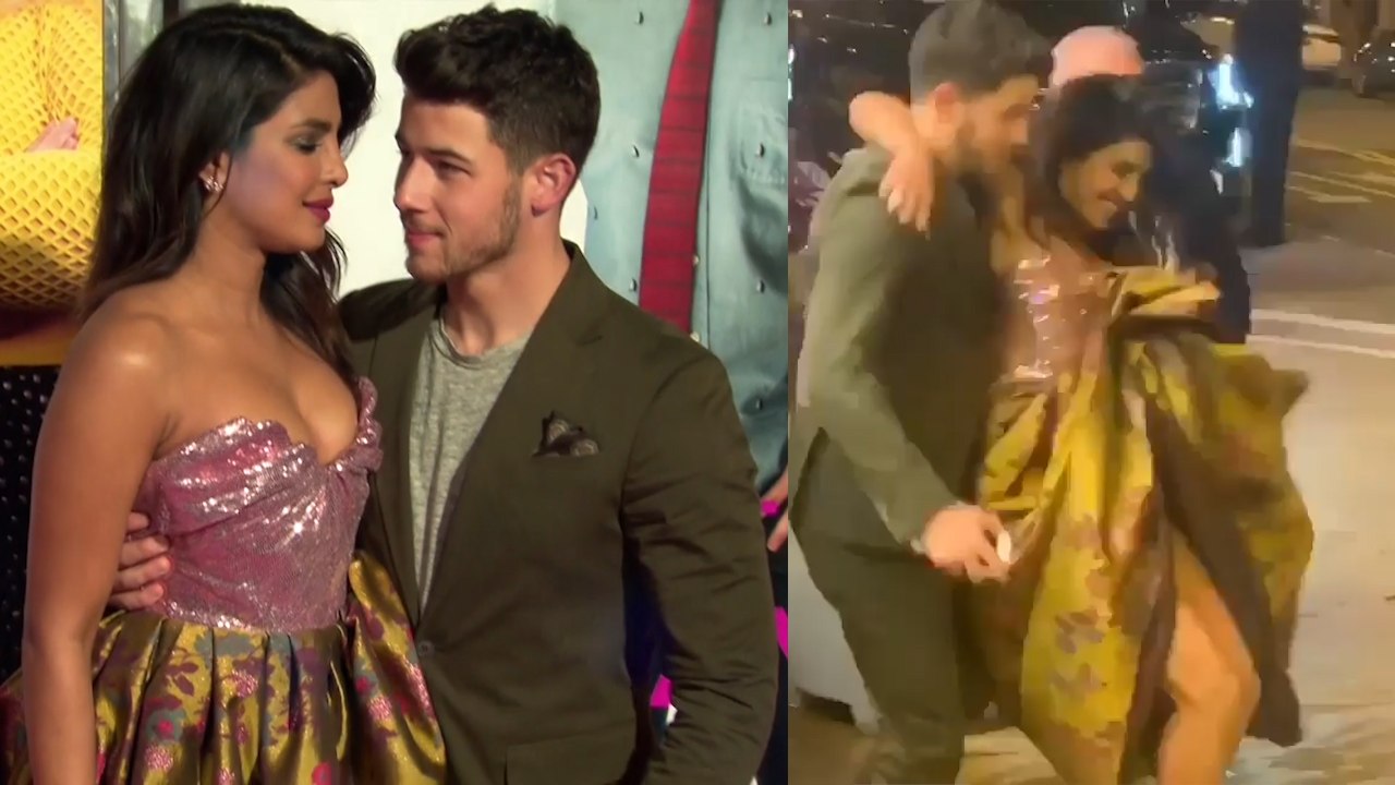 Watch: Nick Jonas sweeps wife Priyanka Chopra off her feet
