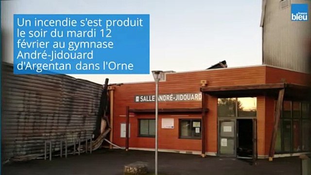 Un gymnase partiellement détruit à Argentan dans l'Orne