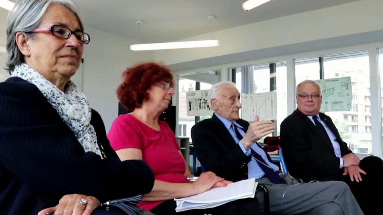 Pierre Gascon en visite de la classe de CM2 de Lucie Aubrac l'an dernier