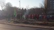 La Louvière: Un piquet de grève installé sur le site de l'hôpital de Tivoli